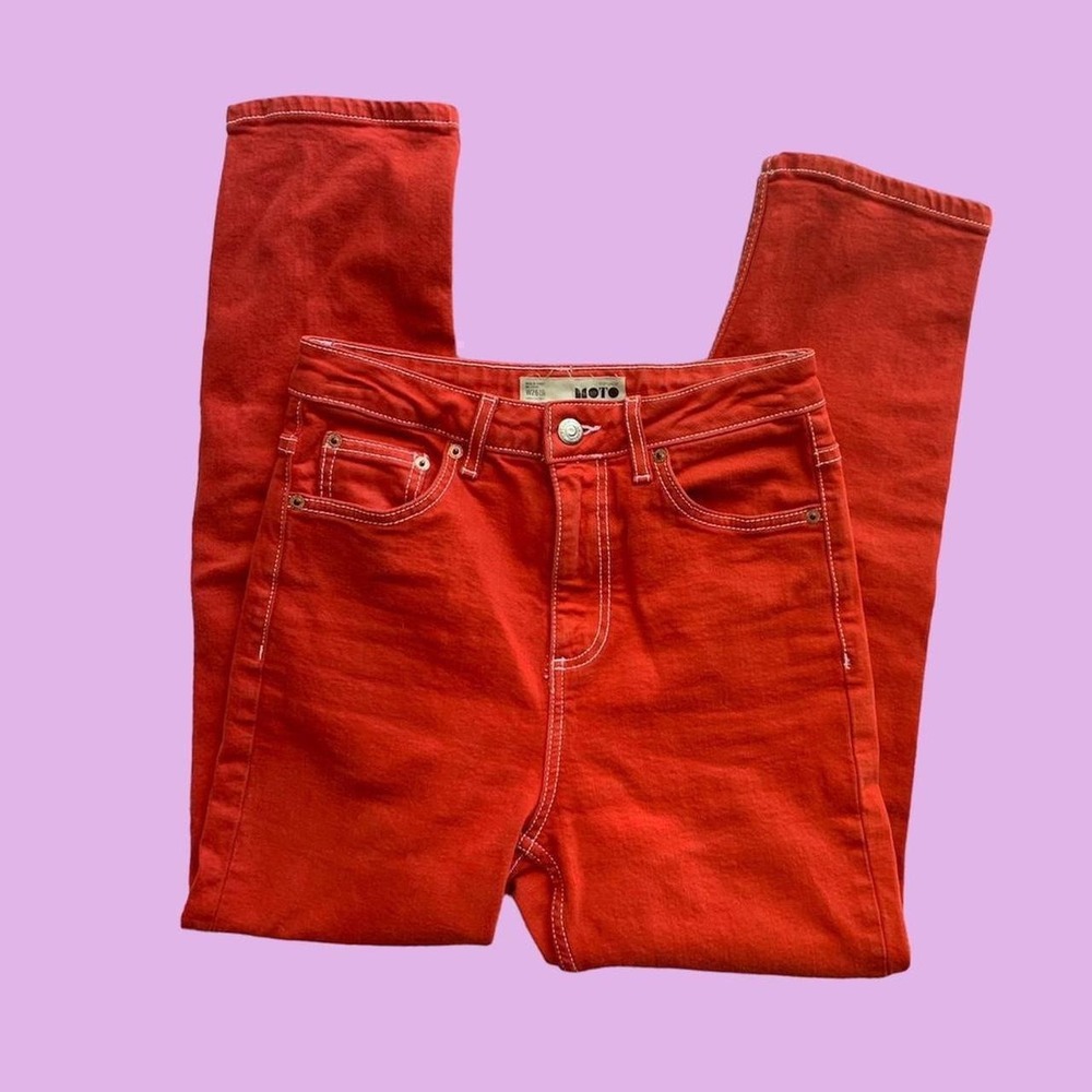 BRIGHT COLORFUL TOPSHOP PANTS
